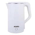 AGARO Regency Multi Cook Kettle With Steamer, 1.2L Inner Pot, Double Layered Body, Variable Temperature Settings, Wide Mouth, Boiling, Steaming, Tea, Coffee, Egg, Vegetable Boiling, 600W, Sea Green