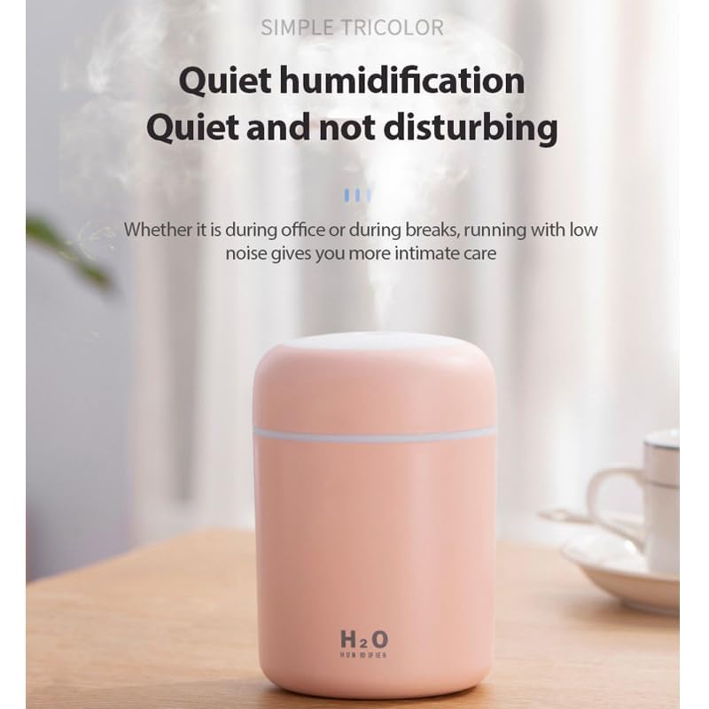 Humidifire for Room Moisture, Aroma Diffuser for Home, Mist Maker, Cool Mist Humidifier, Small Quiet Air Humidifier, Ultrasonic Essential Oil Diffuser Electric