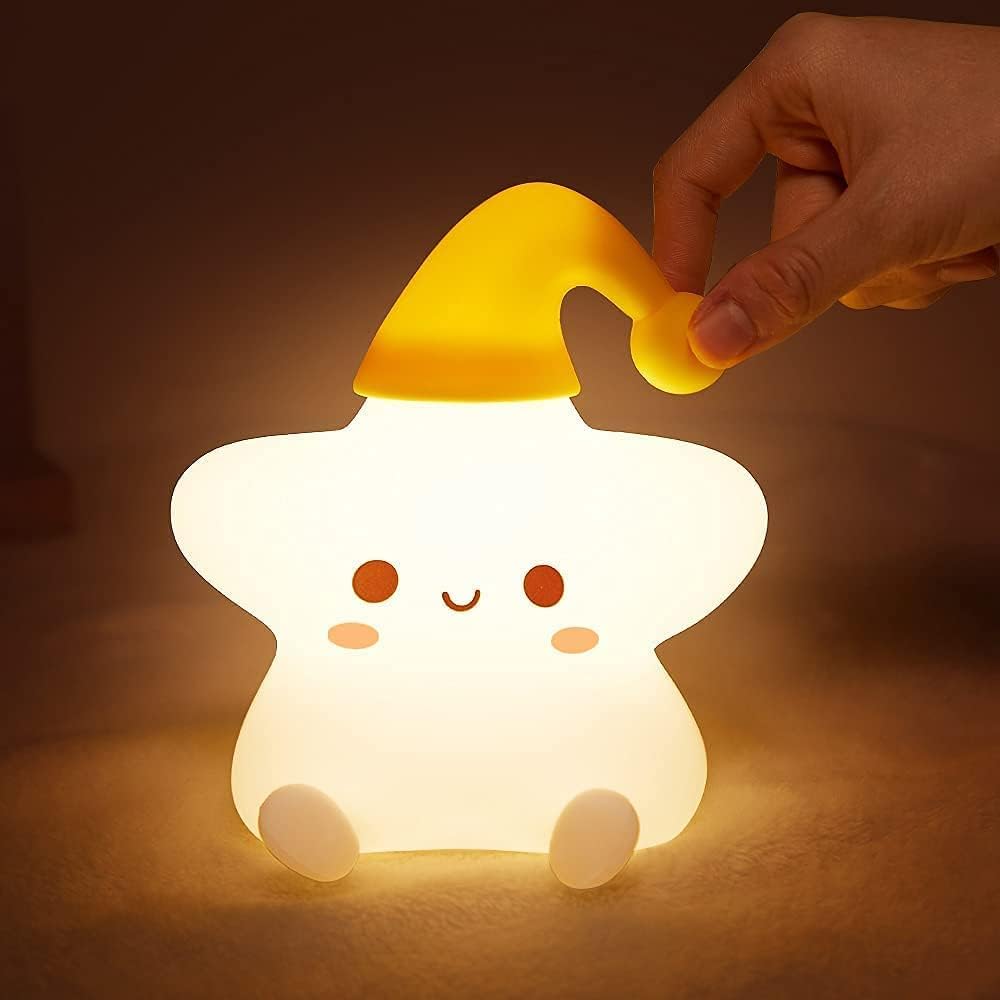 Desidiya® Lying Panda Night Light - Soft Silicone Color-Changing LED Touch Lamp with Timer for Bedroom & Office