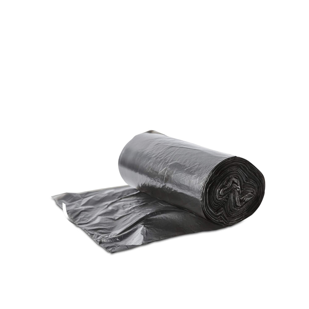 Amazon Brand - Presto! Garbage Bags | Medium | 180 Count | 30 Bags X 6 Rolls | 19 X 21 Inches | For Dry & Wet Waste | Black
