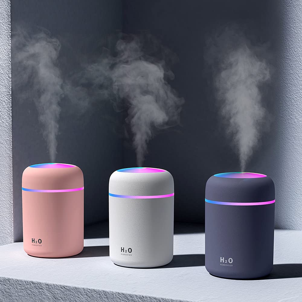 Humidifire for Room Moisture, Aroma Diffuser for Home, Mist Maker, Cool Mist Humidifier, Small Quiet Air Humidifier, Ultrasonic Essential Oil Diffuser Electric
