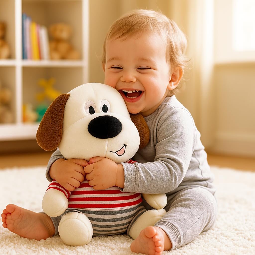 Babique Cat Flower Plush Soft Toy Cute Kids Animal Home Decor Boys/Girls (25 cm)