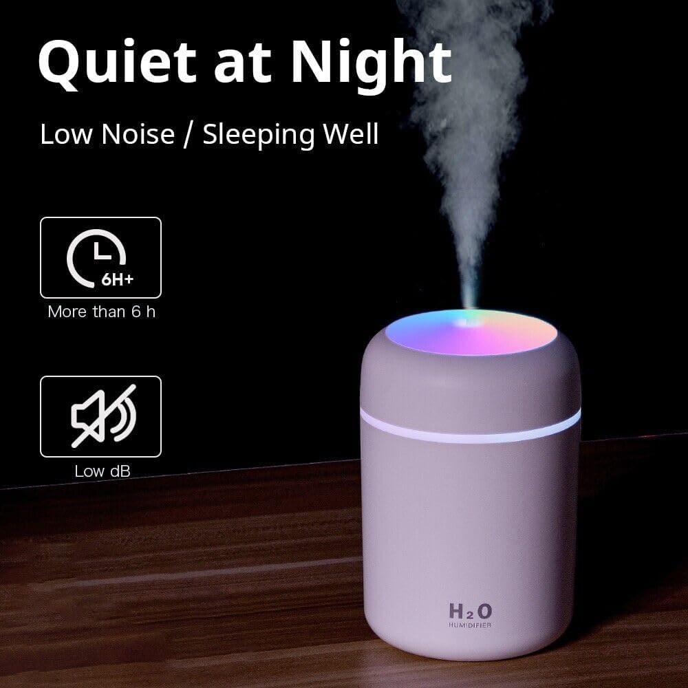 Humidifire for Room Moisture, Aroma Diffuser for Home, Mist Maker, Cool Mist Humidifier, Small Quiet Air Humidifier, Ultrasonic Essential Oil Diffuser Electric