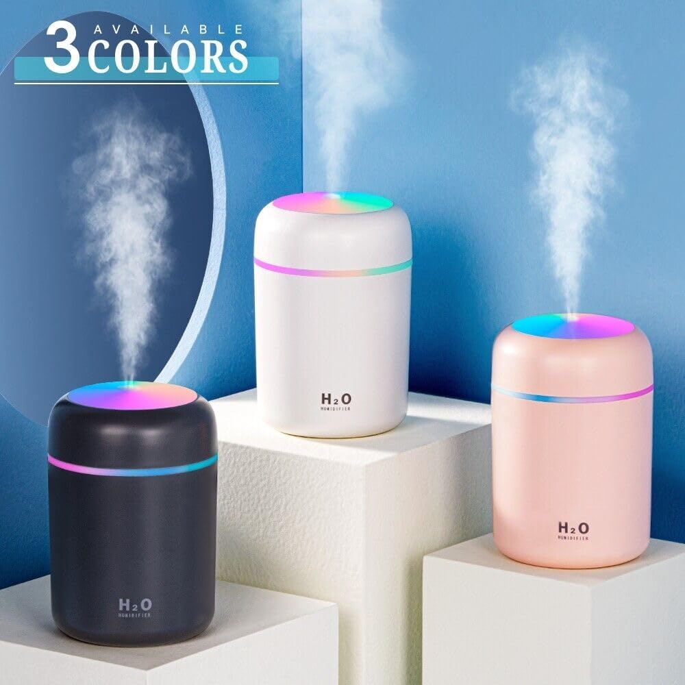 Humidifire for Room Moisture, Aroma Diffuser for Home, Mist Maker, Cool Mist Humidifier, Small Quiet Air Humidifier, Ultrasonic Essential Oil Diffuser Electric