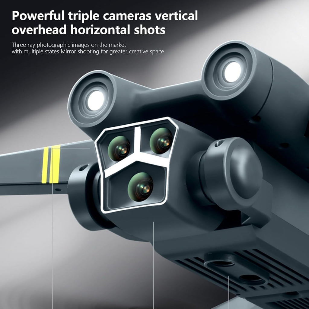 Drone with 4k Camera Foldable 1080P HD Drone with FPV Live Video, Smart Gestures Selfie, Altitude Hold, One Key Take Off/Landing, 3D Flips for Kids and Adults.