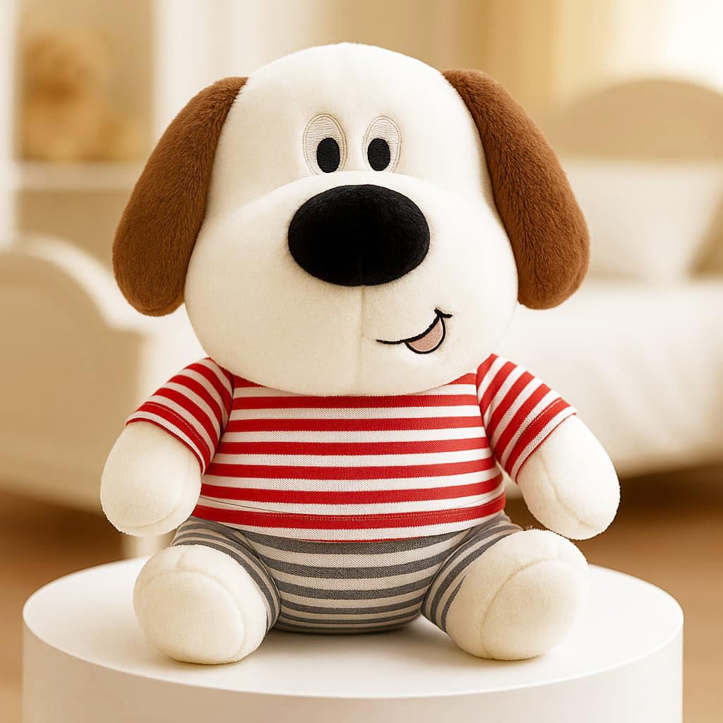 Babique Cat Flower Plush Soft Toy Cute Kids Animal Home Decor Boys/Girls (25 cm)