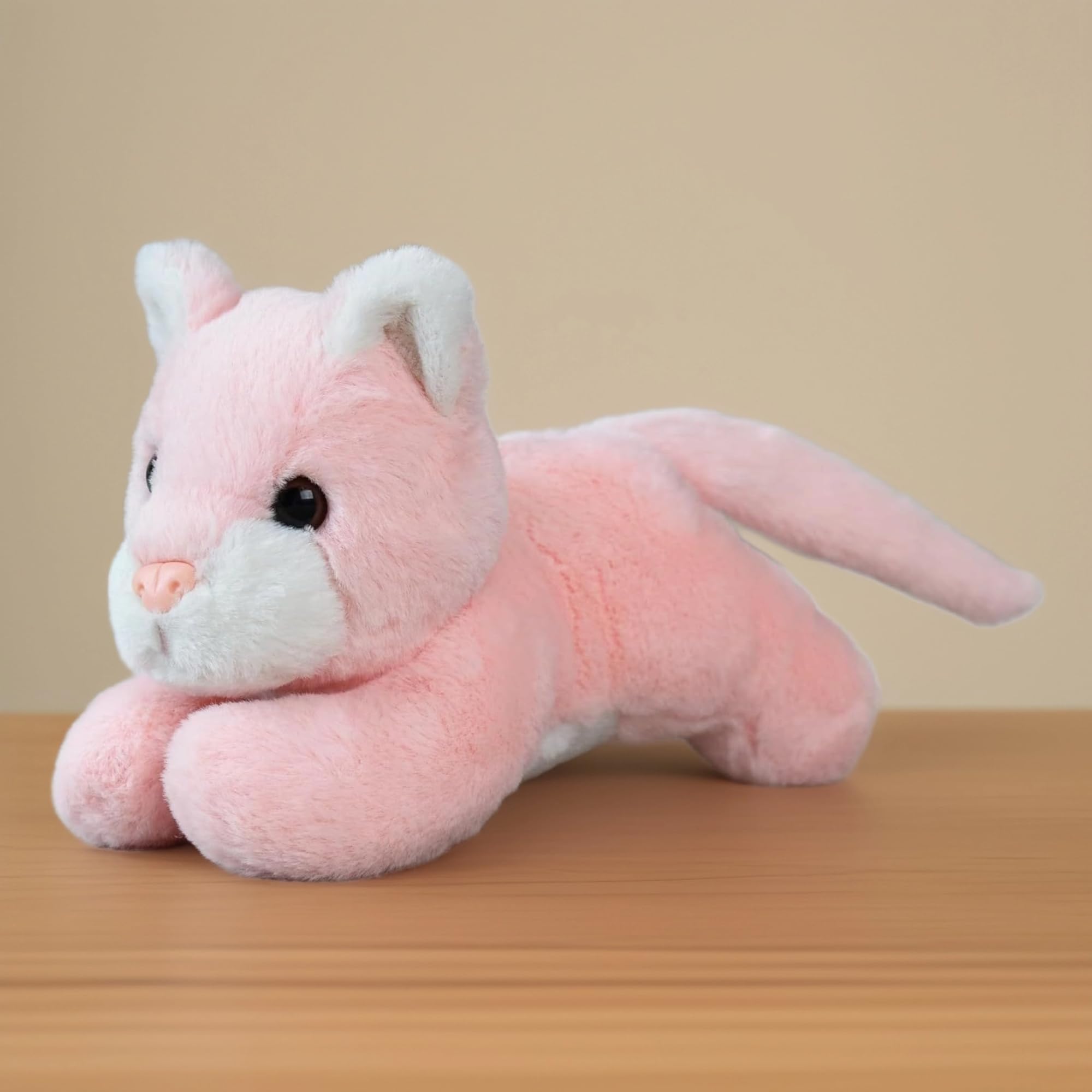 Babique Cat Flower Plush Soft Toy Cute Kids Animal Home Decor Boys/Girls (25 cm)