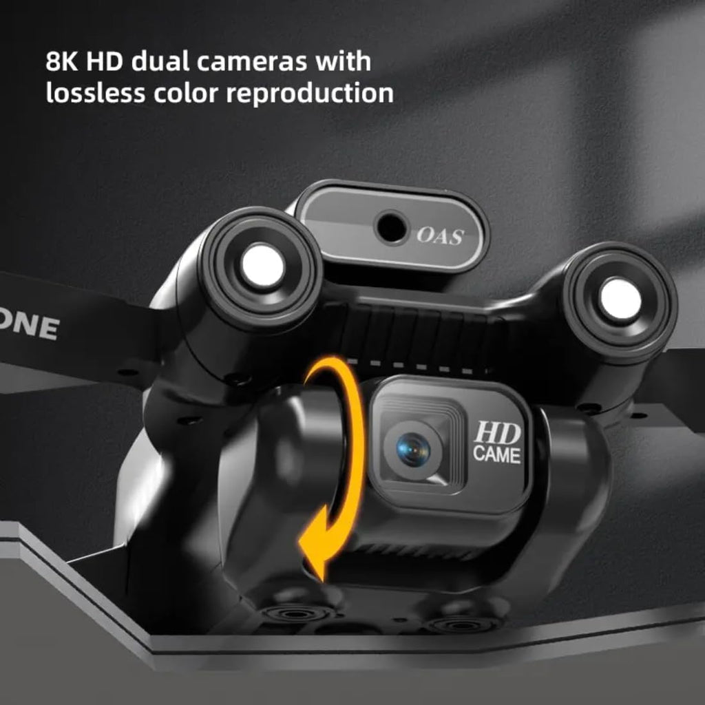 Drone with 4k Camera Foldable 1080P HD Drone with FPV Live Video, Smart Gestures Selfie, Altitude Hold, One Key Take Off/Landing, 3D Flips for Kids and Adults.