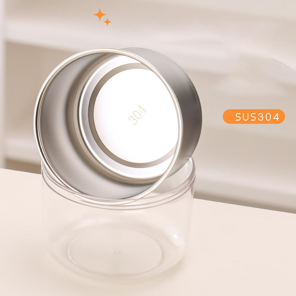 House of Quirk 304 Stainless Steel Lunch Box - 900ml Three-Layer Portable Bento Box with Lid for Office Workers & Students (Green/Yellow)