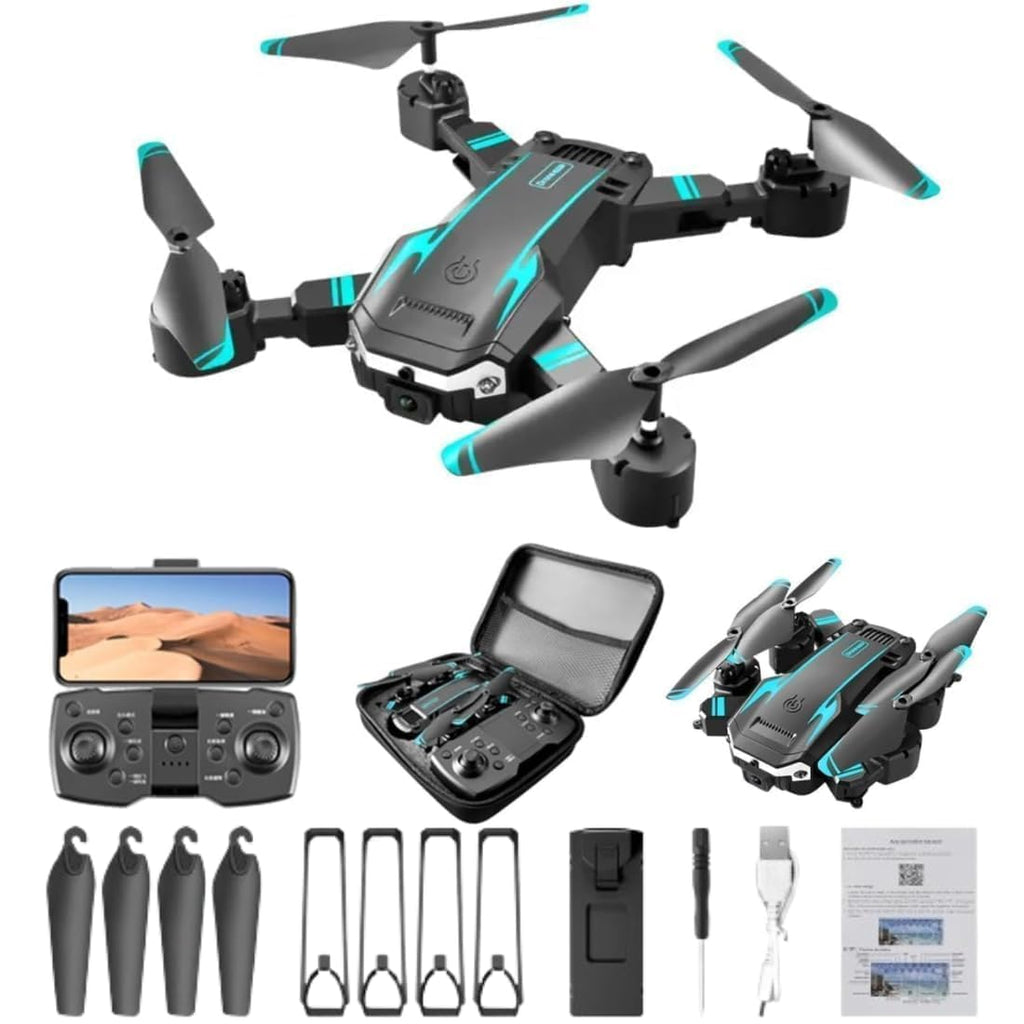 Drone with 4k Camera Foldable 1080P HD Drone with FPV Live Video, Smart Gestures Selfie, Altitude Hold, One Key Take Off/Landing, 3D Flips for Kids and Adults.