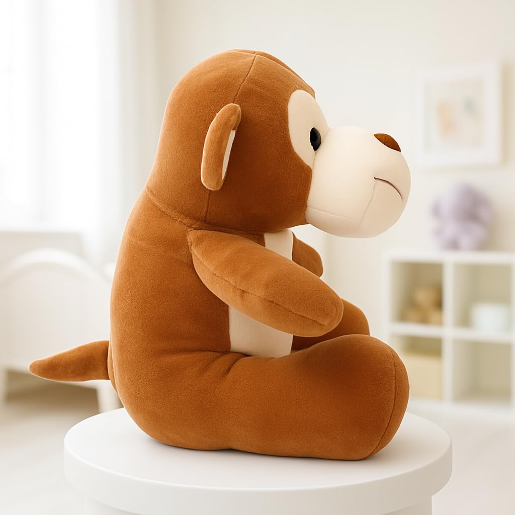 Babique Cat Flower Plush Soft Toy Cute Kids Animal Home Decor Boys/Girls (25 cm)