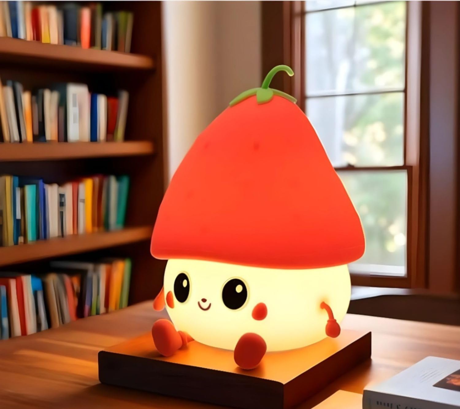 Desidiya® Lying Panda Night Light - Soft Silicone Color-Changing LED Touch Lamp with Timer for Bedroom & Office