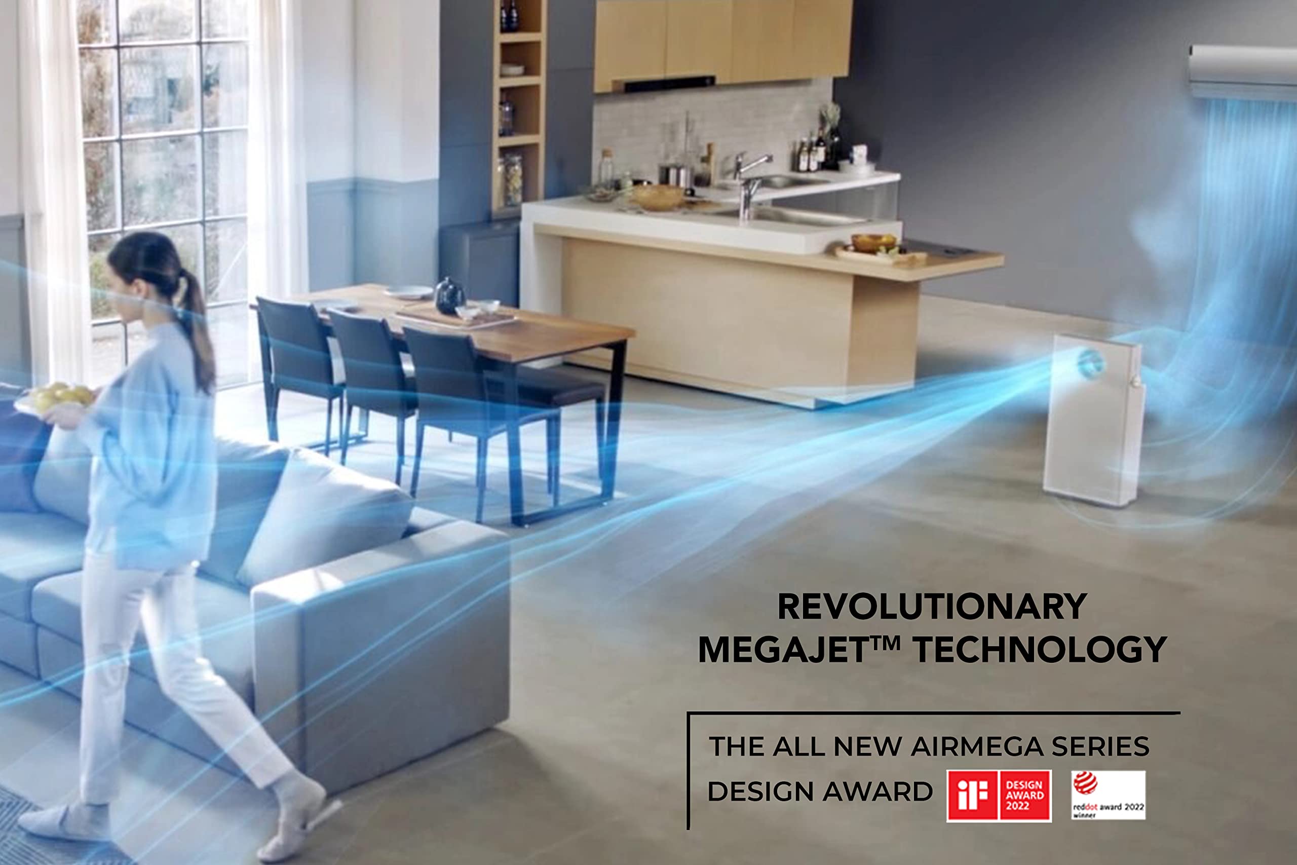 Coway Airmega AIM (AP-0623B) Air Purifier For Home, Cleans Upto 355 Sq.Ft, Longest Filter Life 8500Hrs (Approx. 1.5-2 Yrs), Kills Virus & PM 0.01 With 99.999% Efficiency, 7Yrs Motor Warranty, White