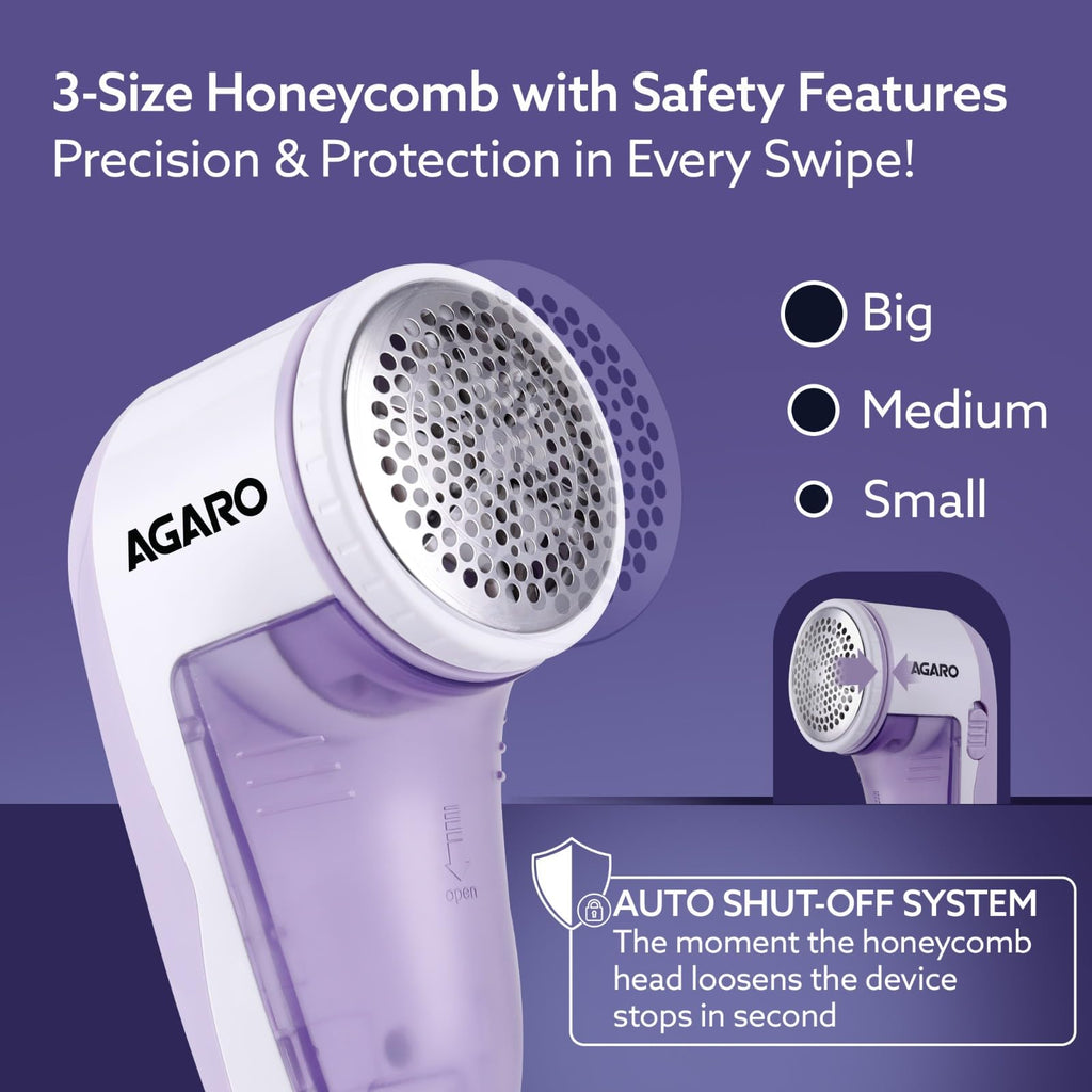 AGARO Elite Lint Remover with Cord, for Woolen Sweaters, Blankets, Jackets/Burr Remover Pill Remover from Carpets, Curtains