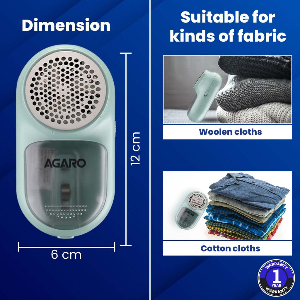 AGARO Elite Lint Remover with Cord, for Woolen Sweaters, Blankets, Jackets/Burr Remover Pill Remover from Carpets, Curtains