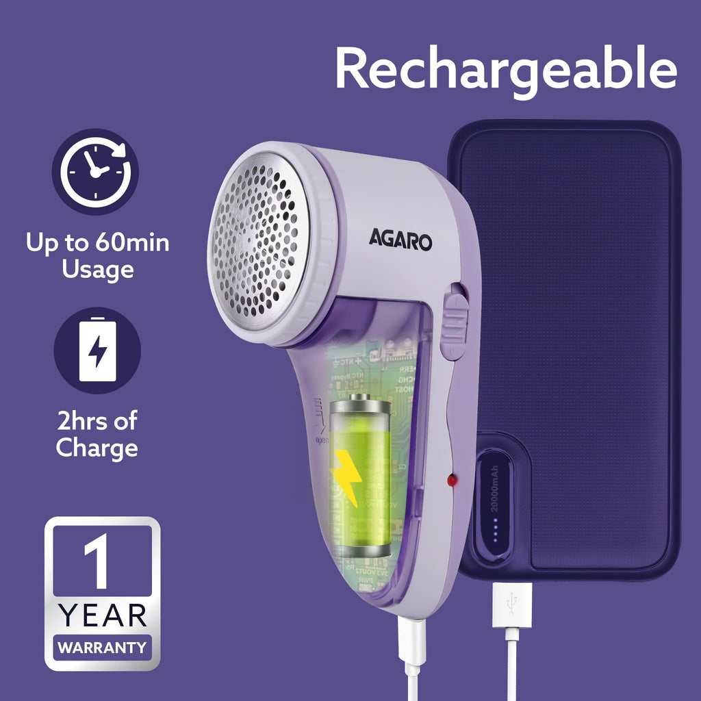 AGARO Elite Lint Remover with Cord, for Woolen Sweaters, Blankets, Jackets/Burr Remover Pill Remover from Carpets, Curtains