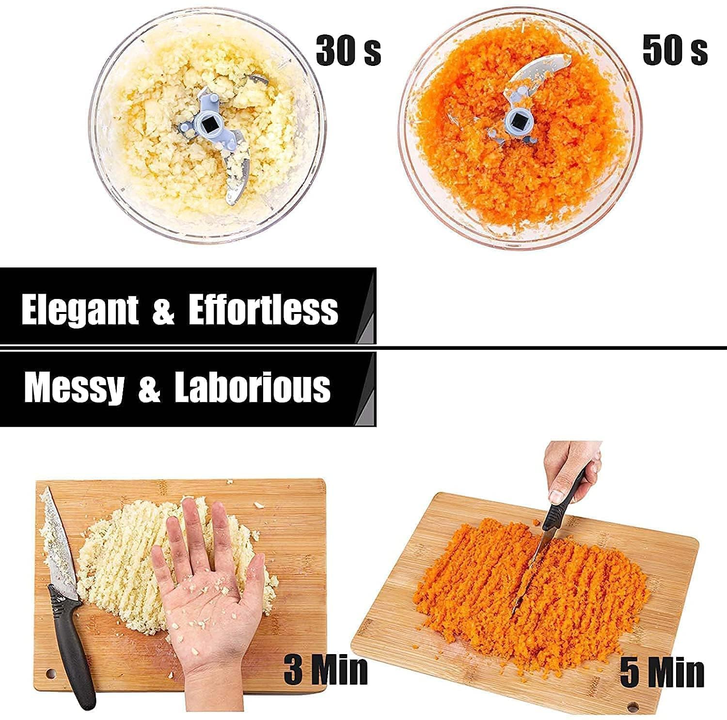 Chopper for Kitchen Use | 1100 ml Square Push Chopper with 5 Blades | Chopping Vegetables & Fruits, Onion, Ginger, Garlic, Salad, Tomato, Potato (Blue)