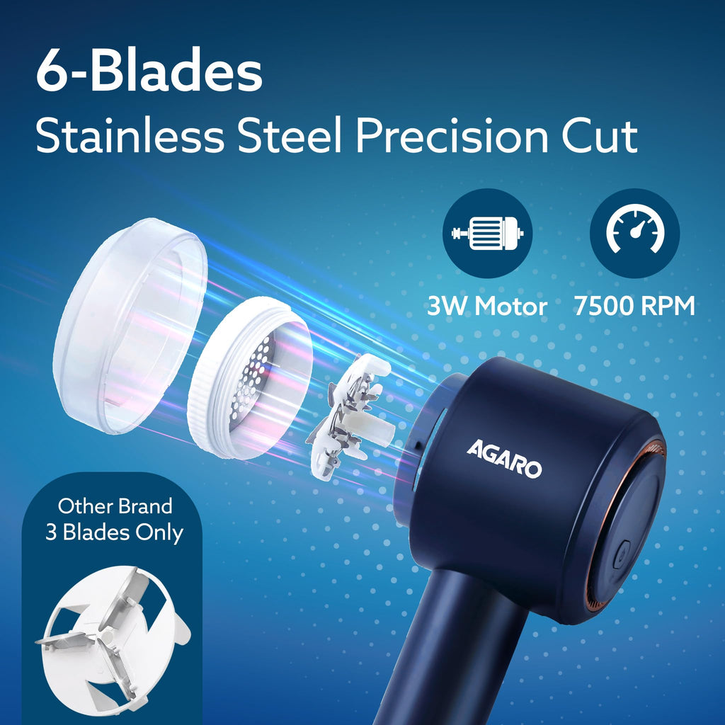 AGARO Elite Lint Remover with Cord, for Woolen Sweaters, Blankets, Jackets/Burr Remover Pill Remover from Carpets, Curtains