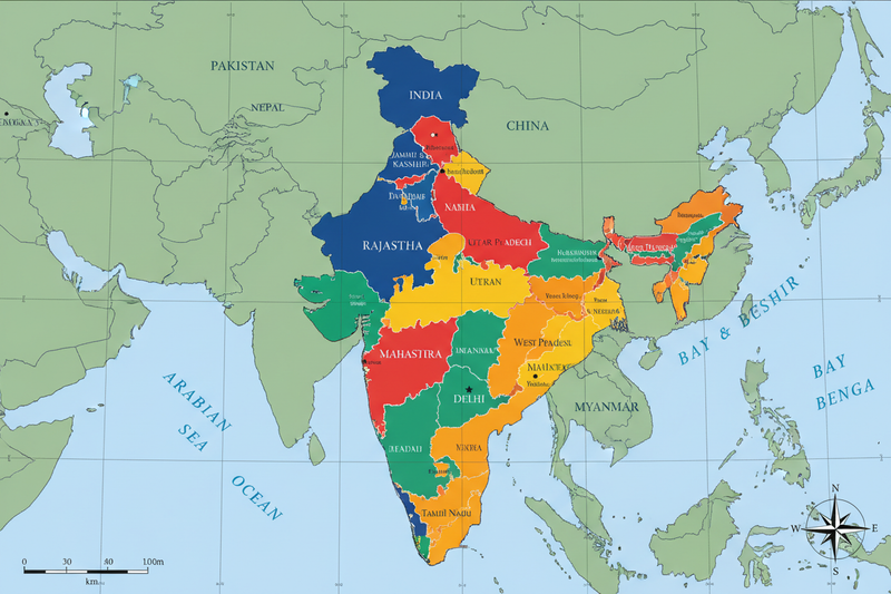 india map